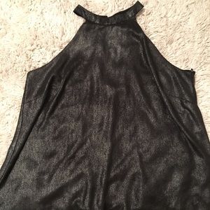Forever 21 metallic halter top